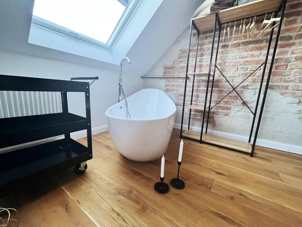 Ferienloft Ottos Werkstatt Mit Saunafass Dannenfels Exterior photo